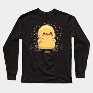 Rubber Duck And Duckling Men Women Kids Long Sleeve T-Shirt